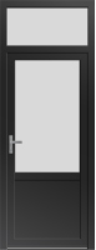 Входная одностворчатая дверь улица-дом KALEVA DOORS ALUVET GLASS STANDART, 221106