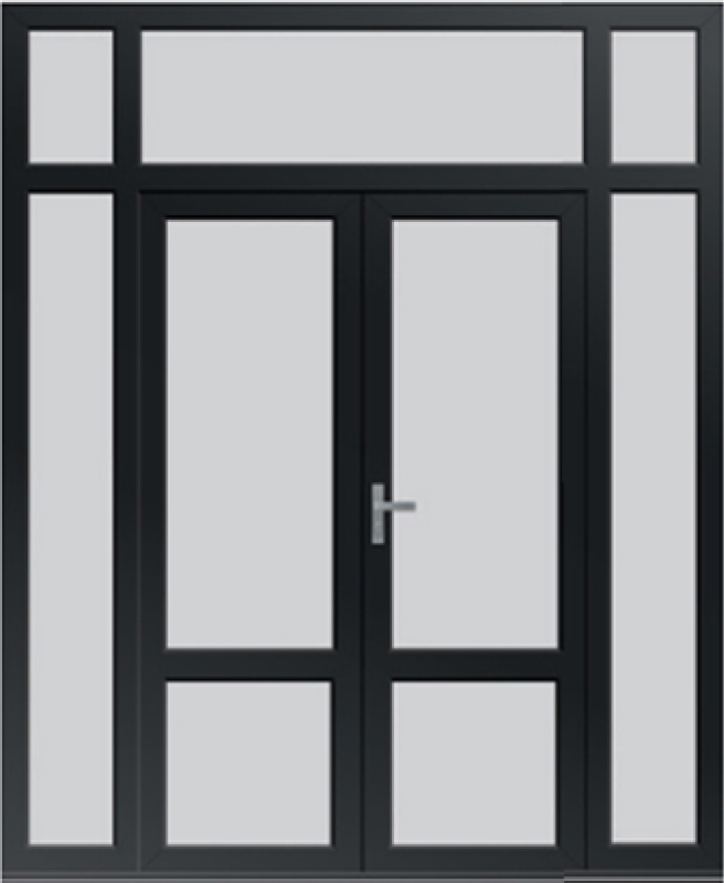 Входная двухстворчатая дверь улица-дом KALEVA DOORS STANDART, 111174