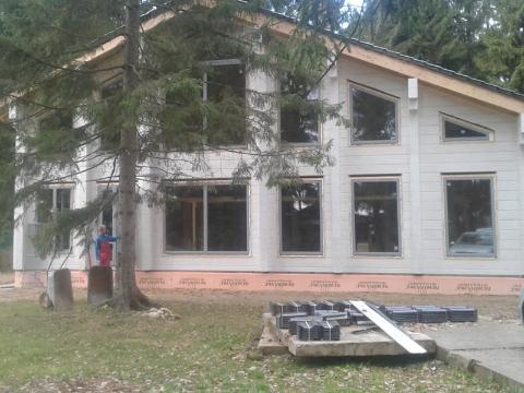 Остекление загородного коттеджа