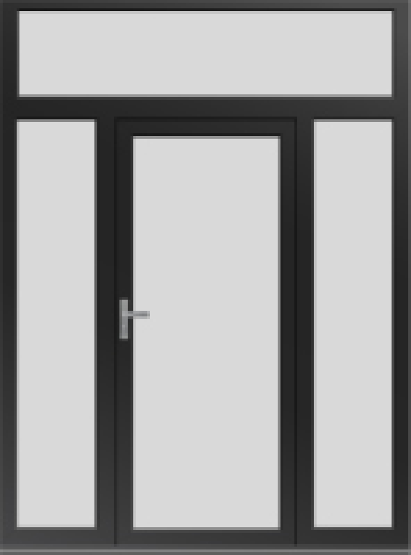 Межкомнатная двухстворчатая дверь KALEVA DOORS LIGHT INSIDE ALUVET GLASS STANDART, 221116