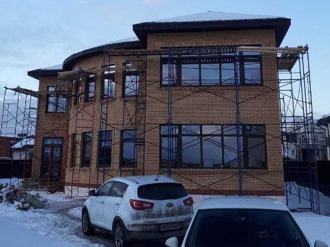 Остекление деревянного загородного дома 2
