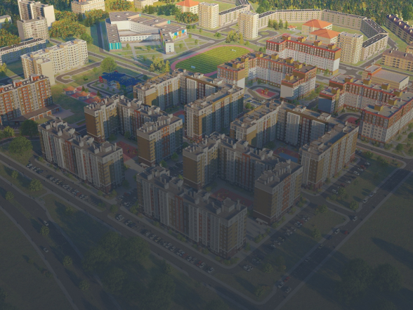 Квартира в плотной застройке